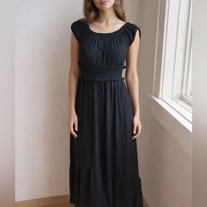 Derek Heart Black Maxi Dress